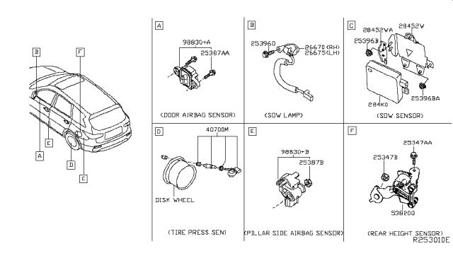 2019 Infiniti QX60 Electrical Unit Diagram 2