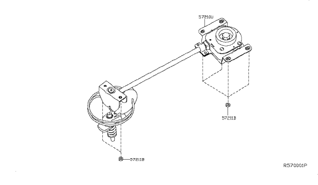2015 Infiniti QX60 Gas Spare Tire Hanger Diagram