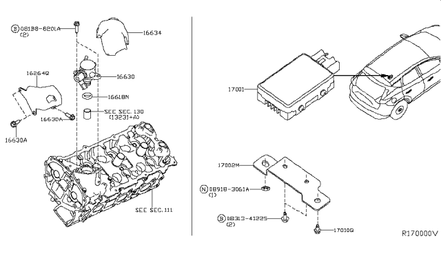 2018 Infiniti QX60 Gas Fuel Pump Diagram 2