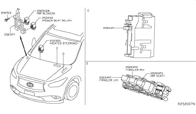 2014 Infiniti QX60 Relay Diagram 3