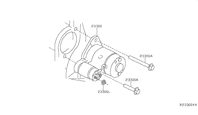 2017 Infiniti QX60 Hybrid Starter Motor Diagram