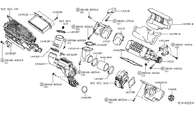 2014 Infiniti QX60 Turbo Charger Diagram