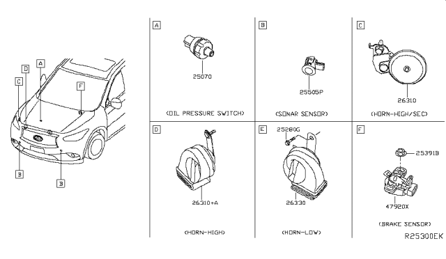 2014 Infiniti QX60 Hybrid Electrical Unit Diagram 4