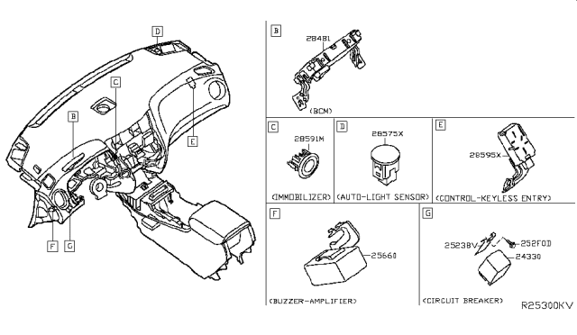 2014 Infiniti QX60 Hybrid Electrical Unit Diagram 9