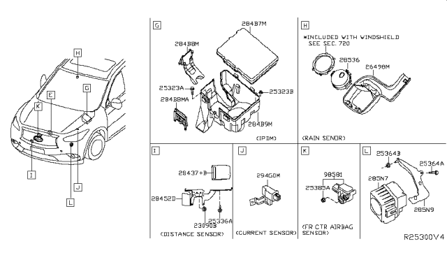 2016 Infiniti QX60 Control Unit-Digital Sound Communication Diagram for 285N7-3JV0A