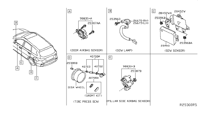 2016 Infiniti QX60 Electrical Unit Diagram 1