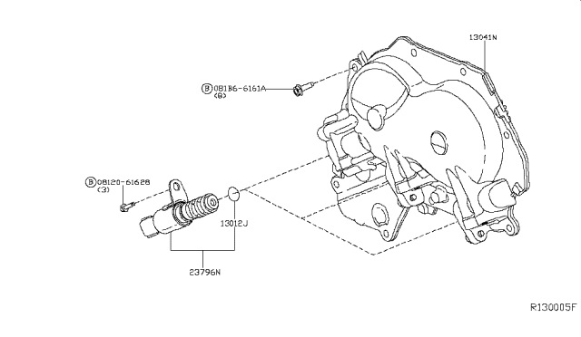 2015 Infiniti QX60 Camshaft & Valve Mechanism Diagram 2