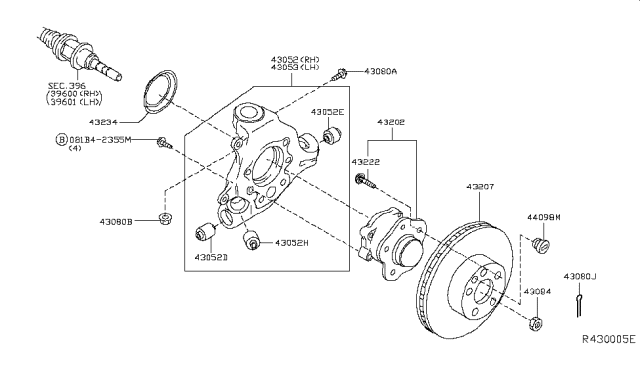 2017 Infiniti QX60 Hybrid Rear Axle Diagram 1