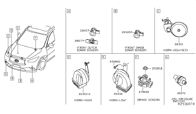 2016 Infiniti QX60 Hybrid Electrical Unit Diagram 8