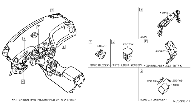 2016 Infiniti QX60 Hybrid Electrical Unit Diagram 14