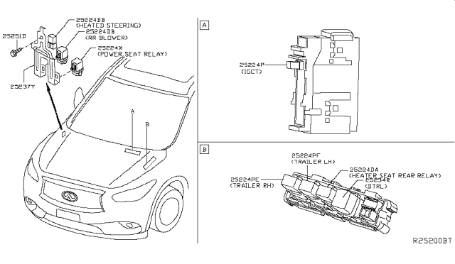 2017 Infiniti QX60 Hybrid Relay Diagram 5