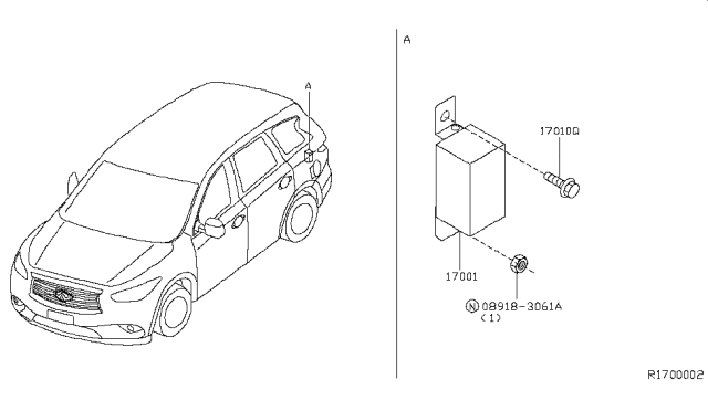 2016 Infiniti QX60 Fuel Pump Diagram