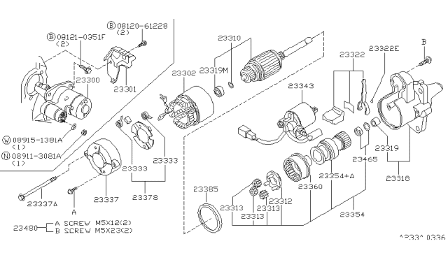 1998 Infiniti Q45 Starter Motor Diagram