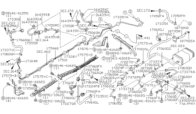 2000 Infiniti Q45 Fuel Piping Diagram 3