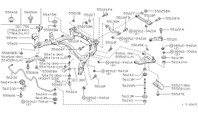 1999 Infiniti Q45 Rear Suspension Diagram 5