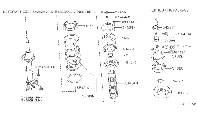 1999 Infiniti Q45 Front Suspension Diagram 5