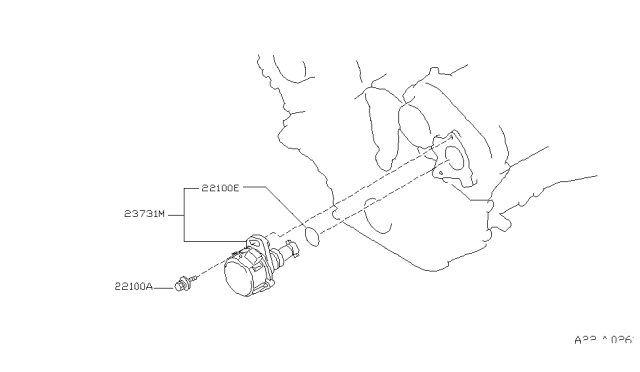 1997 Infiniti Q45 Distributor & Ignition Timing Sensor Diagram