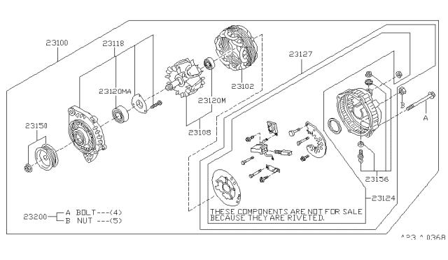 1997 Infiniti Q45 Alternator Diagram 1