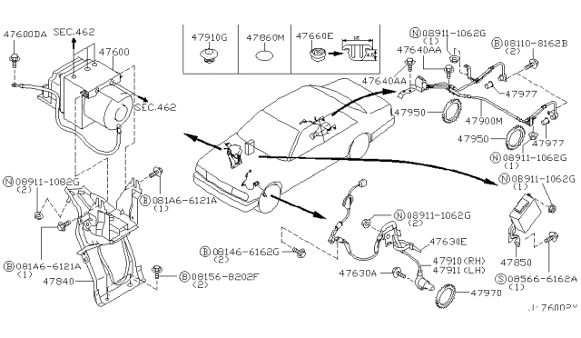 1999 Infiniti Q45 Anti Skid Control Diagram 4