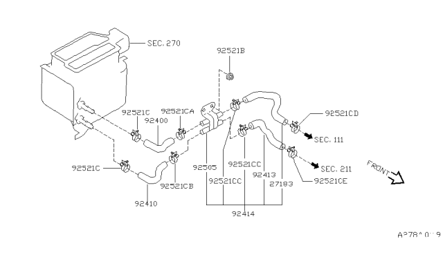 1997 Infiniti Q45 Heater Piping Diagram