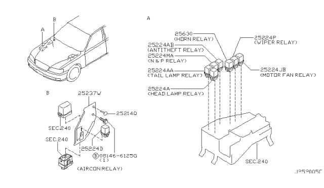 2001 Infiniti Q45 Relay Diagram 2