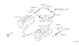 Diagram for Infiniti PCV Valve - 11810-F0502