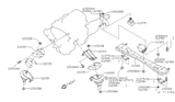 Diagram for Infiniti QX4 Engine Mount Bracket - 11220-4W000