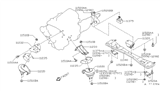 Diagram for Infiniti QX4 Transfer Case Mount - 11375-1W300