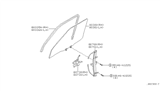 Diagram for 2000 Infiniti QX4 Window Motor - 80731-0W310