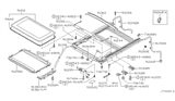 Diagram for Infiniti QX4 Weather Strip - 91246-3L010