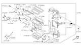 Diagram for Infiniti QX4 Heater Core - 27140-2W603