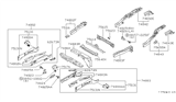 Diagram for Infiniti QX4 Engine Mount - 75118-0W000