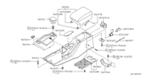 Diagram for 2001 Infiniti QX4 Ashtray - 96510-2J002