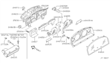 Diagram for Infiniti I30 Instrument Cluster - 24895-2Y500