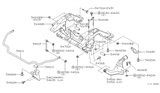 Diagram for Infiniti QX4 Radius Arm - 54480-0W006