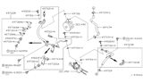 Diagram for 2002 Infiniti QX4 Power Steering Hose - 49720-4W000