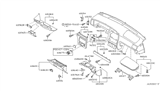 Diagram for Infiniti QX4 Glove Box - 68500-0W002