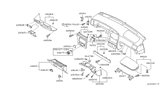 Diagram for 2002 Infiniti QX4 Glove Box - 68500-5W200