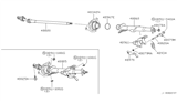 Diagram for 2003 Infiniti QX4 Steering Shaft - 48820-4W915