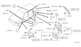 Diagram for 2020 Infiniti QX80 Body Mount Hole Plug - 64899-CR000