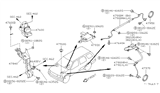 Diagram for 2001 Infiniti QX4 ABS Control Module - 47660-2W567