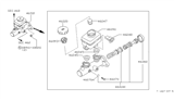 Diagram for Infiniti QX4 Brake Master Cylinder - 46010-0W022