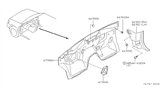 Diagram for 1998 Infiniti QX4 Dash Panels - 67900-1W300