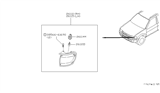 Diagram for 2001 Infiniti QX4 Side Marker Light - 26115-2W626