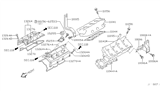 Diagram for Infiniti QX4 Valve Cover Gasket - 13270-2Y510