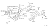 Diagram for 2002 Infiniti QX4 Valve Cover Gasket - 13270-2Y510