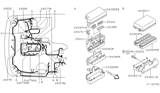 Diagram for Infiniti QX4 Relay Block - 24383-5W000