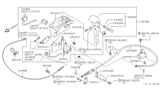 Diagram for Infiniti QX4 Automatic Transmission Shifter - 34901-0W010