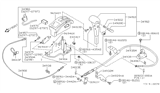 Diagram for 1997 Infiniti QX4 Automatic Transmission Shifter - 34901-0W010