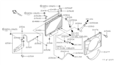 Diagram for 2001 Infiniti QX4 Radiator - 21460-0W510